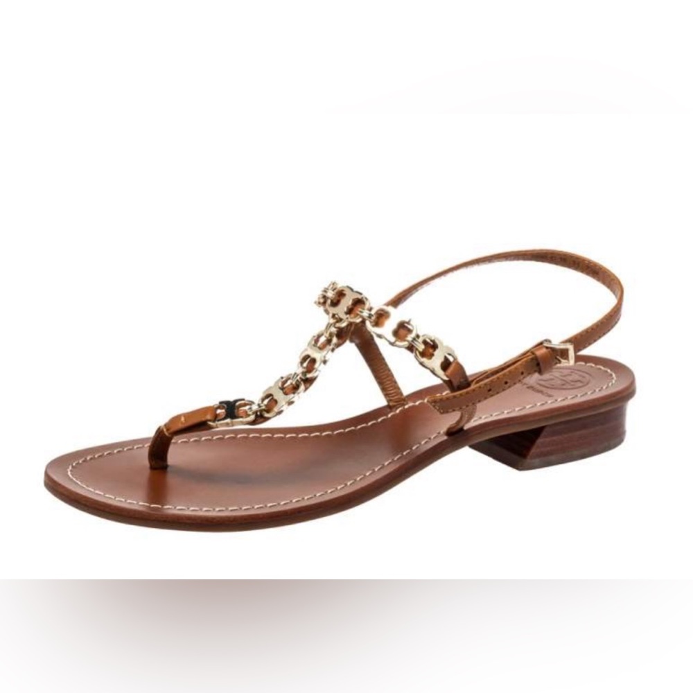 Tory Burch Chain Link Sandals Size 8